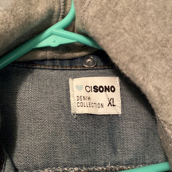 Denim / sweatshirt jacket XL - Picture 4 of 9